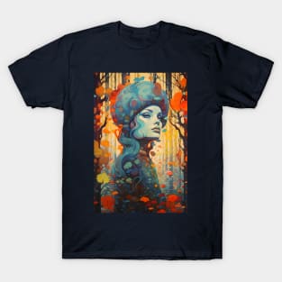 Trippy Female Portrait T-Shirt